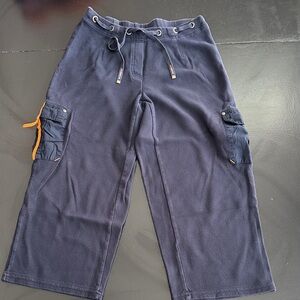 Liz Claiborne Navy Crop Pants